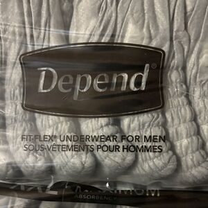 Gray Fit-Flex Underwear for Men by DEPEND